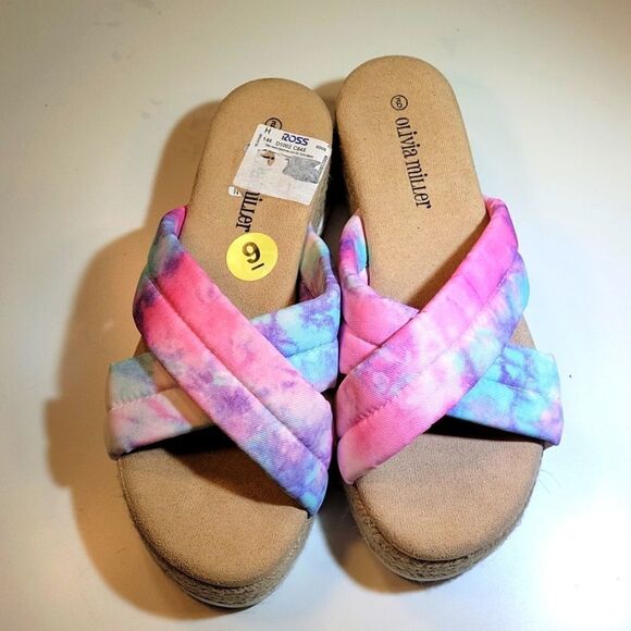 BRAND NEW OLIVIA MILLER RIVER WOMEN"S  PLASFORM  ESPADRILLE SANDAL - Picture 3 of 16